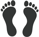 足のアイコン